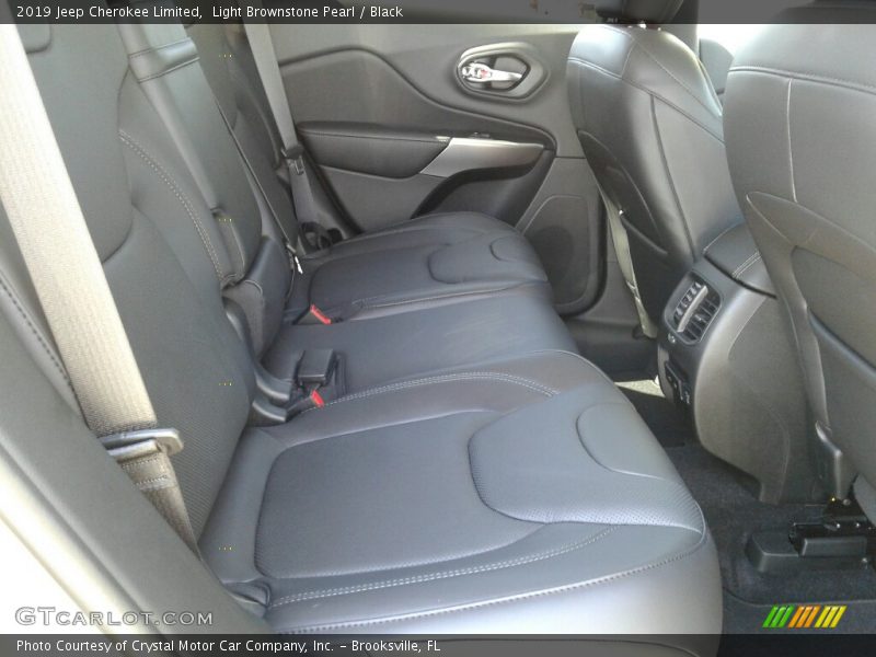 Light Brownstone Pearl / Black 2019 Jeep Cherokee Limited