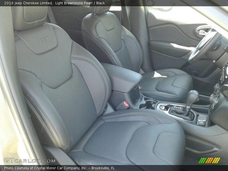 Light Brownstone Pearl / Black 2019 Jeep Cherokee Limited