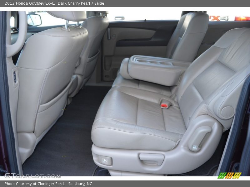 Dark Cherry Pearl / Beige 2013 Honda Odyssey EX-L