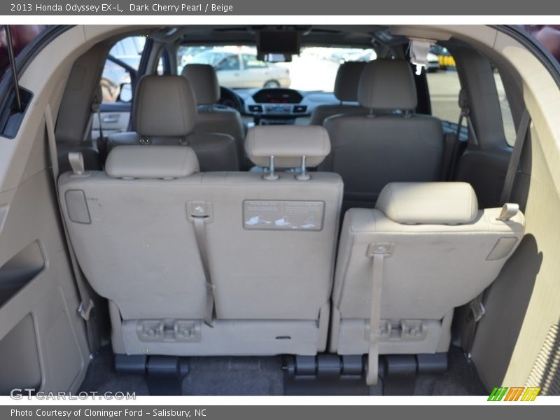 Dark Cherry Pearl / Beige 2013 Honda Odyssey EX-L