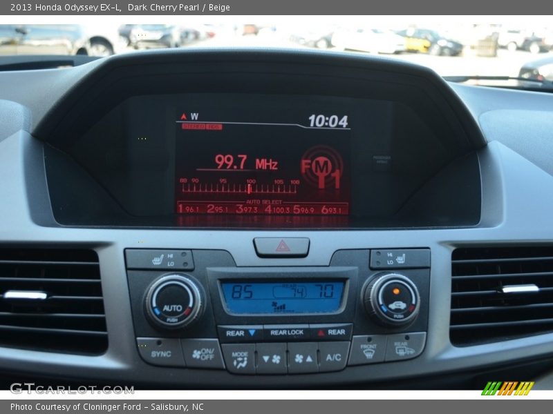 Dark Cherry Pearl / Beige 2013 Honda Odyssey EX-L