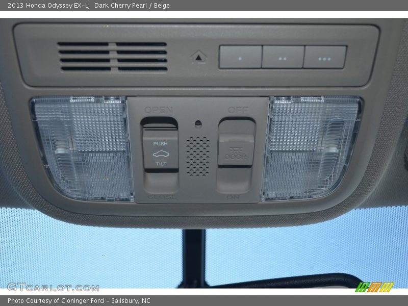 Dark Cherry Pearl / Beige 2013 Honda Odyssey EX-L