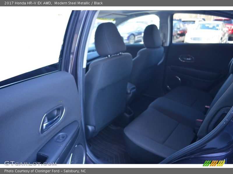 Modern Steel Metallic / Black 2017 Honda HR-V EX AWD