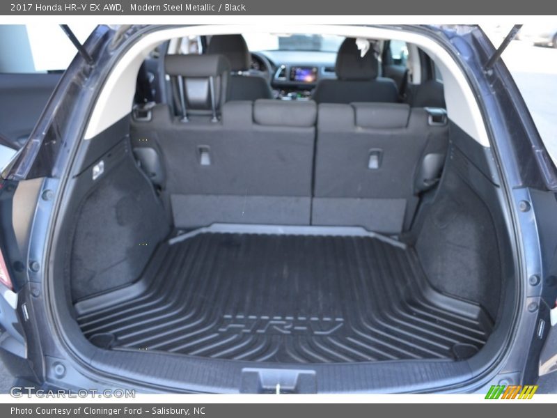 Modern Steel Metallic / Black 2017 Honda HR-V EX AWD