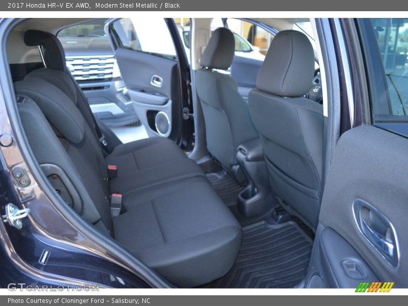 Modern Steel Metallic / Black 2017 Honda HR-V EX AWD