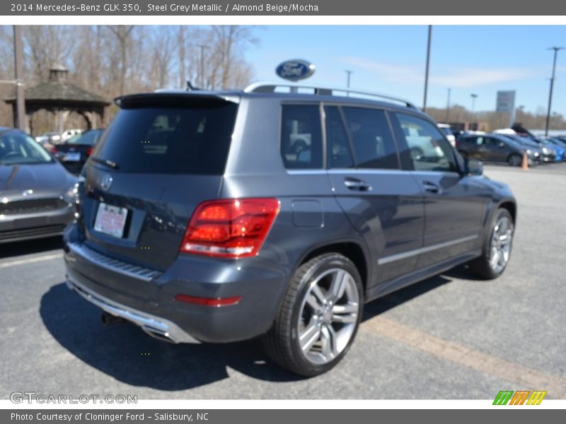 Steel Grey Metallic / Almond Beige/Mocha 2014 Mercedes-Benz GLK 350