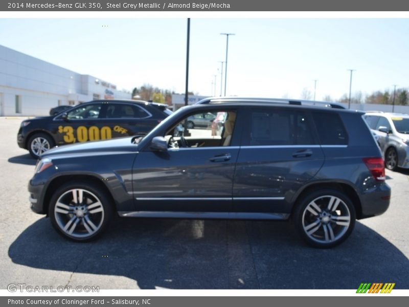 Steel Grey Metallic / Almond Beige/Mocha 2014 Mercedes-Benz GLK 350