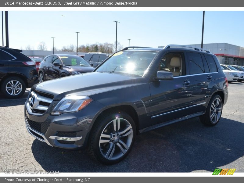 Steel Grey Metallic / Almond Beige/Mocha 2014 Mercedes-Benz GLK 350