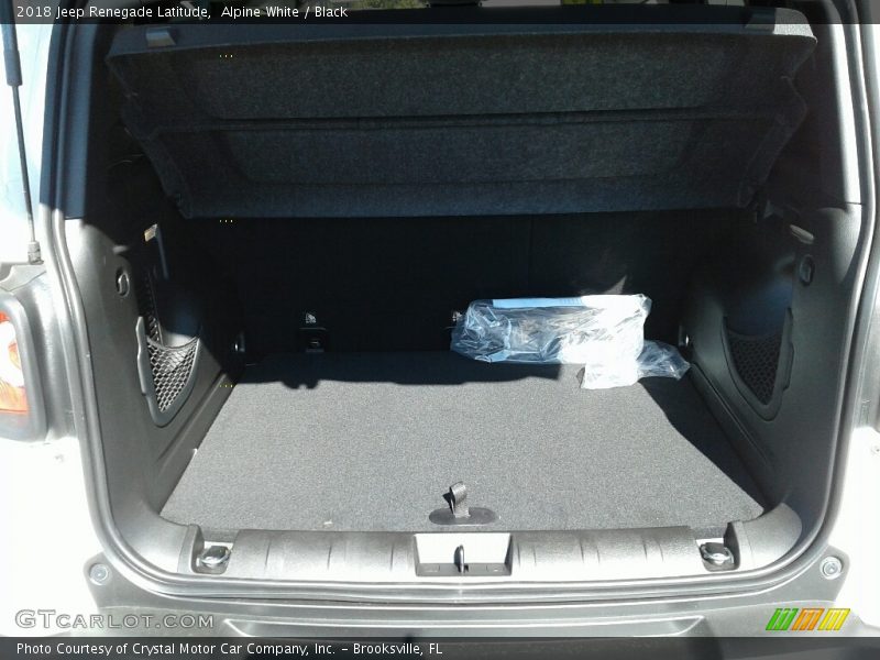 Alpine White / Black 2018 Jeep Renegade Latitude