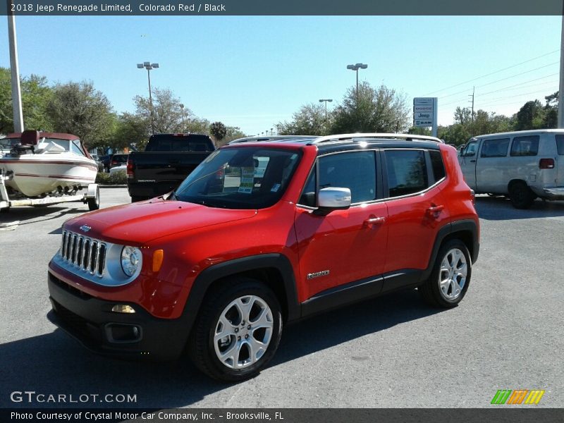 Colorado Red / Black 2018 Jeep Renegade Limited