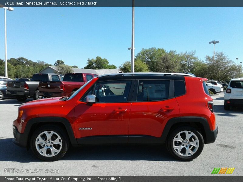 Colorado Red / Black 2018 Jeep Renegade Limited