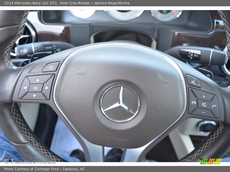 Steel Grey Metallic / Almond Beige/Mocha 2014 Mercedes-Benz GLK 350