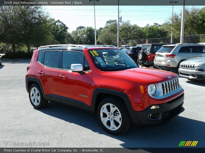 Colorado Red / Black 2018 Jeep Renegade Limited