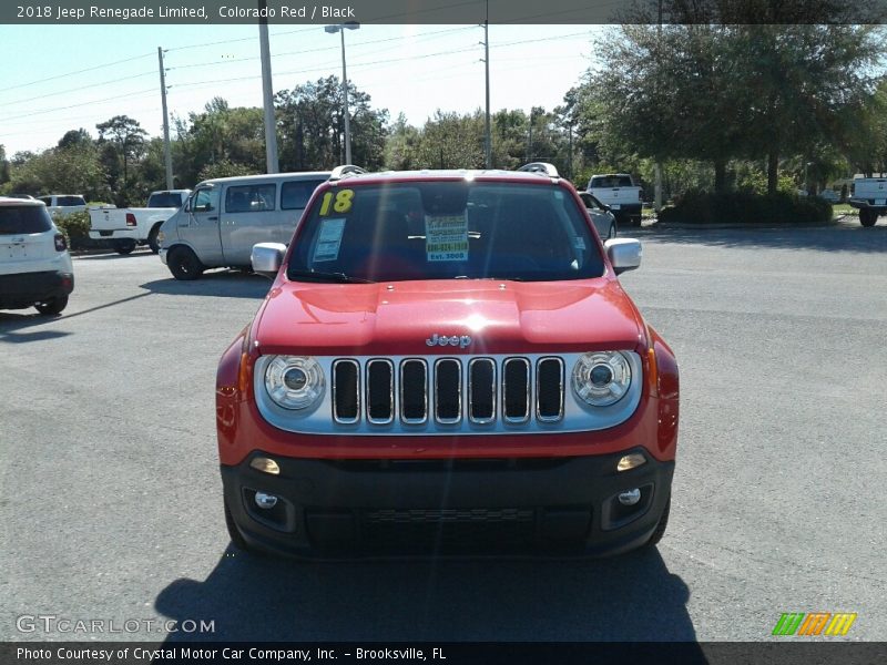 Colorado Red / Black 2018 Jeep Renegade Limited