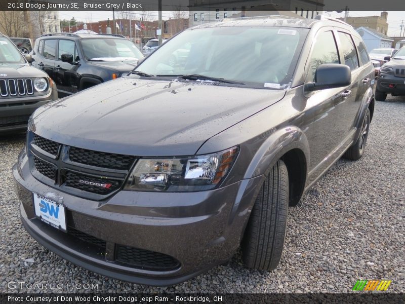 Bruiser Grey / Black 2018 Dodge Journey SE
