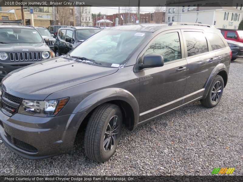 Bruiser Grey / Black 2018 Dodge Journey SE