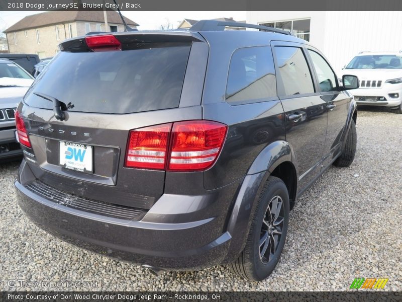 Bruiser Grey / Black 2018 Dodge Journey SE