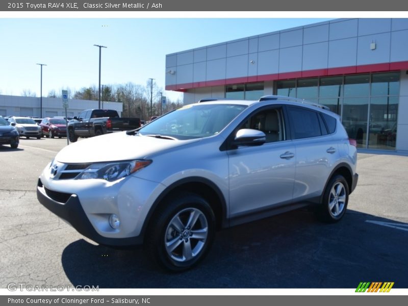 Classic Silver Metallic / Ash 2015 Toyota RAV4 XLE