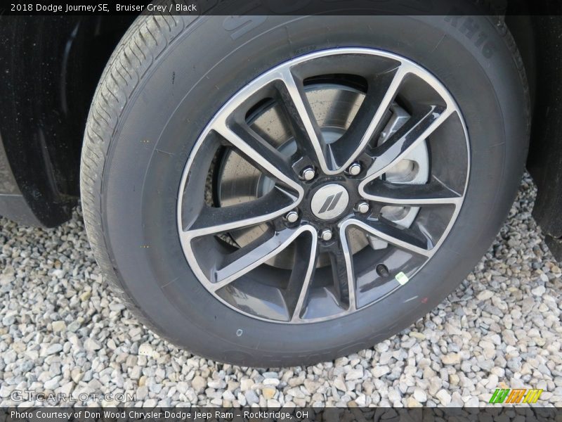 Bruiser Grey / Black 2018 Dodge Journey SE