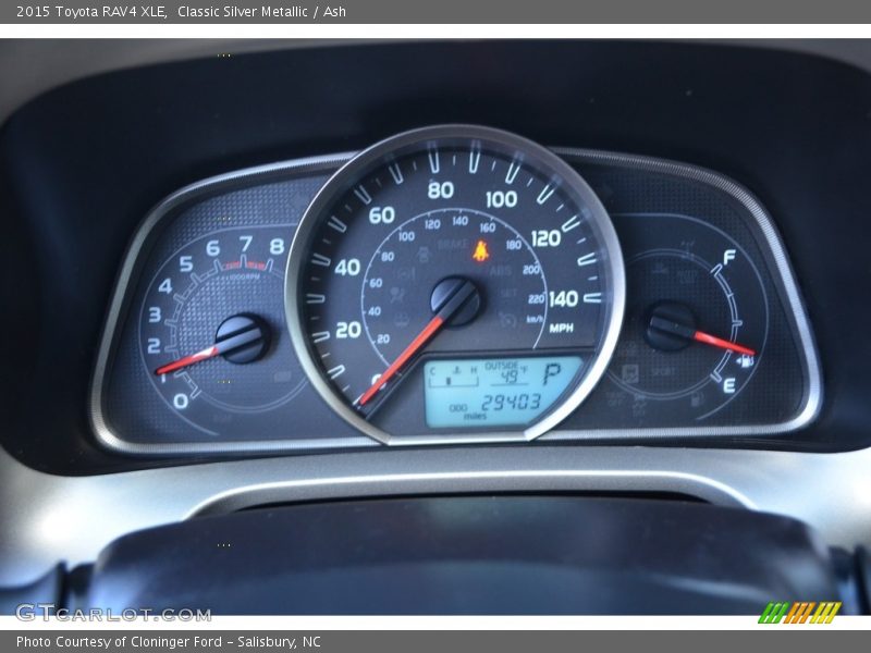 Classic Silver Metallic / Ash 2015 Toyota RAV4 XLE