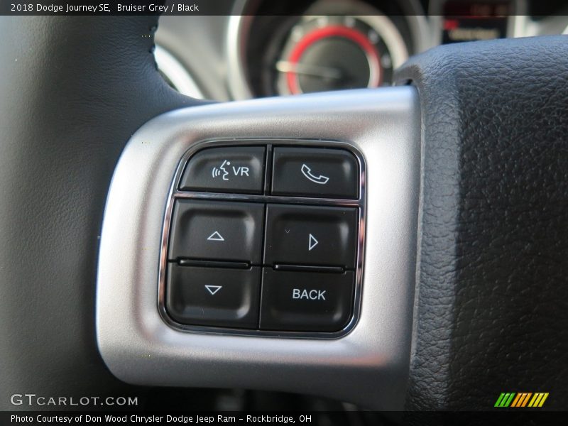 Bruiser Grey / Black 2018 Dodge Journey SE