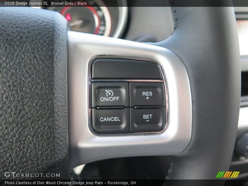 Bruiser Grey / Black 2018 Dodge Journey SE