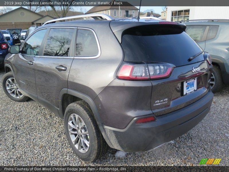 Granite Crystal Metallic / Black 2019 Jeep Cherokee Latitude Plus 4x4