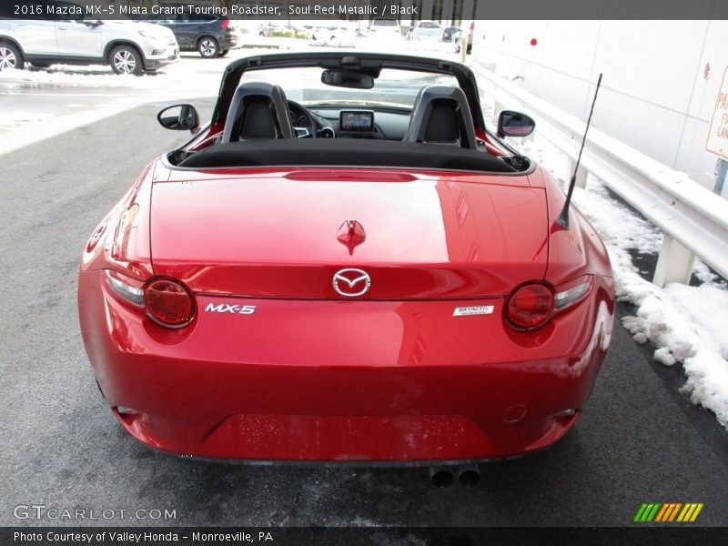 Soul Red Metallic / Black 2016 Mazda MX-5 Miata Grand Touring Roadster