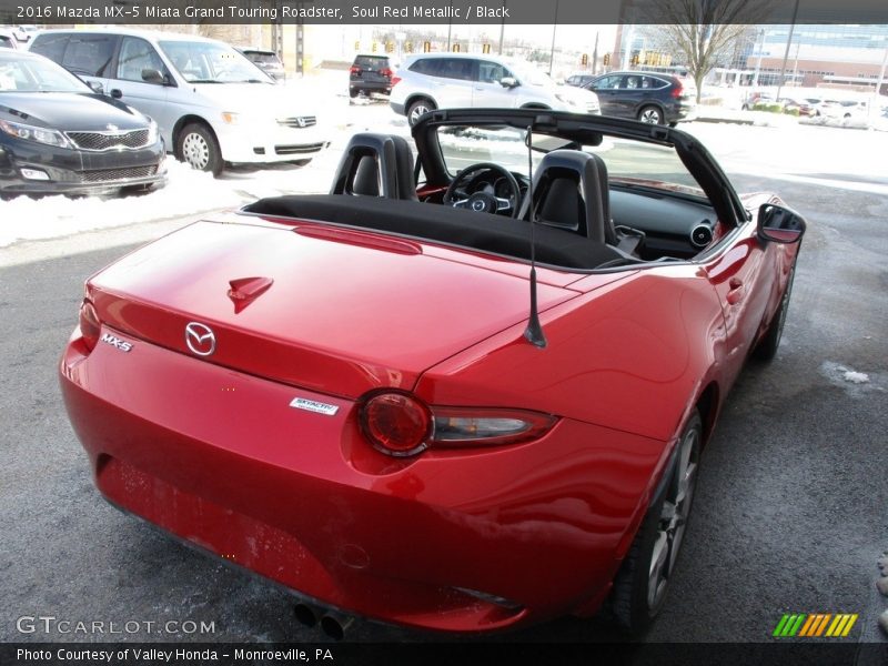 Soul Red Metallic / Black 2016 Mazda MX-5 Miata Grand Touring Roadster