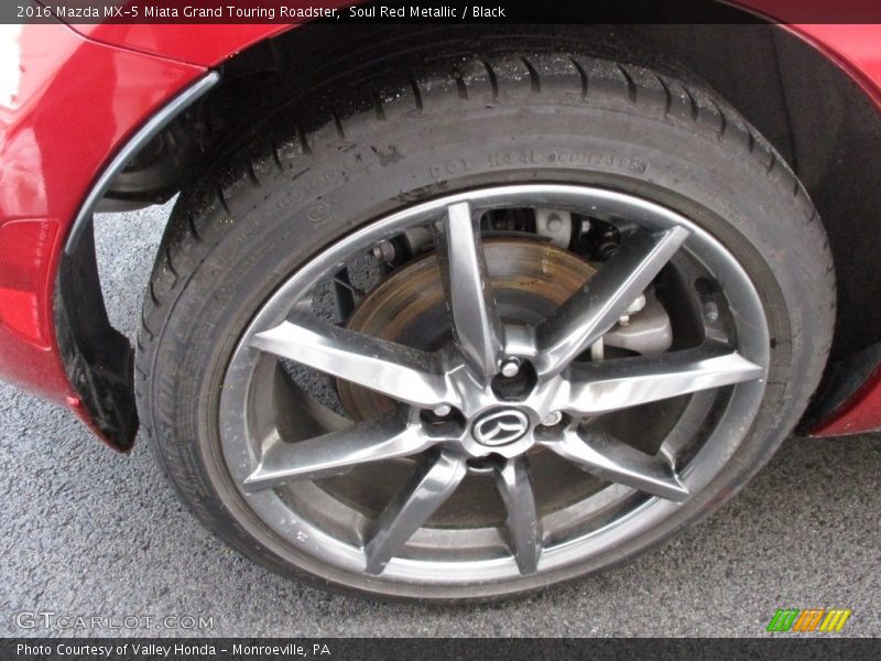 Soul Red Metallic / Black 2016 Mazda MX-5 Miata Grand Touring Roadster