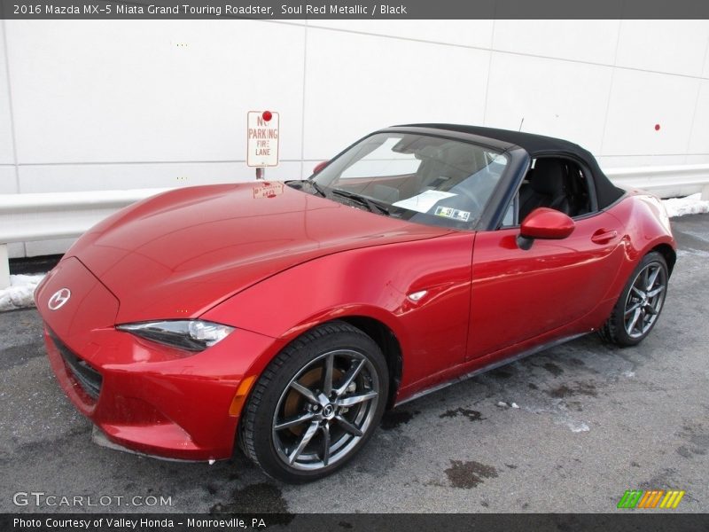 Soul Red Metallic / Black 2016 Mazda MX-5 Miata Grand Touring Roadster