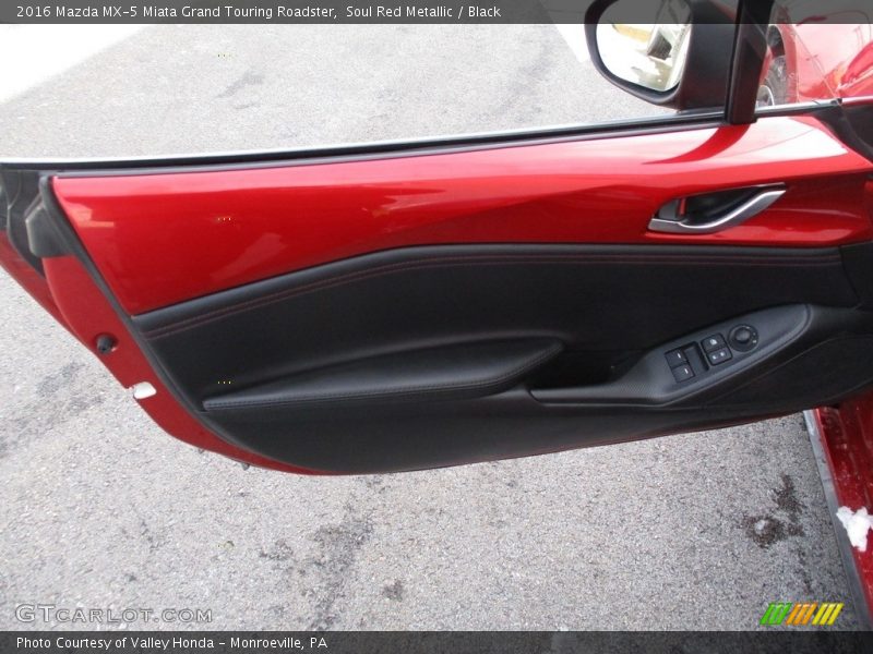 Soul Red Metallic / Black 2016 Mazda MX-5 Miata Grand Touring Roadster