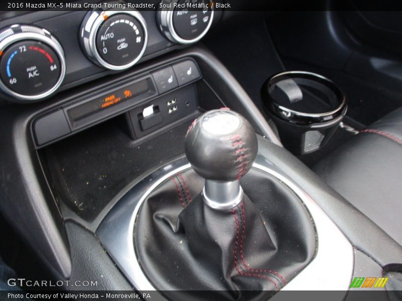 Soul Red Metallic / Black 2016 Mazda MX-5 Miata Grand Touring Roadster