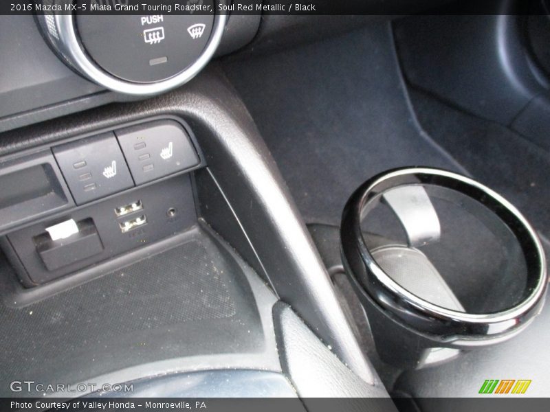 Soul Red Metallic / Black 2016 Mazda MX-5 Miata Grand Touring Roadster