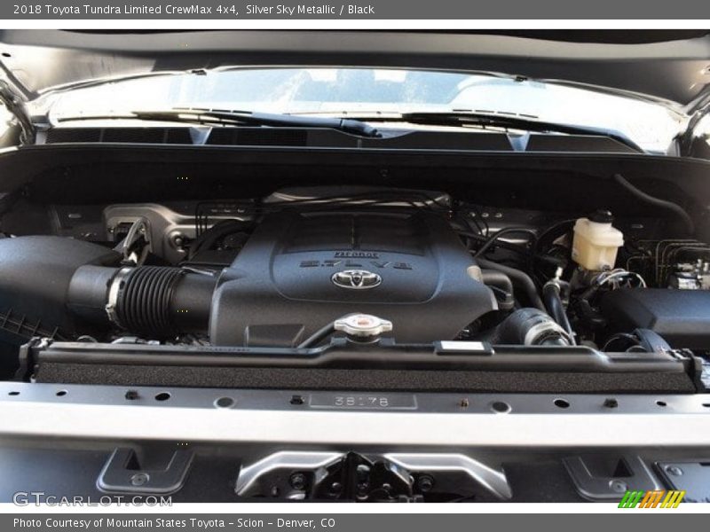 Silver Sky Metallic / Black 2018 Toyota Tundra Limited CrewMax 4x4