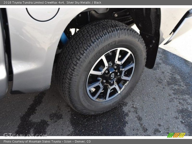 Silver Sky Metallic / Black 2018 Toyota Tundra Limited CrewMax 4x4