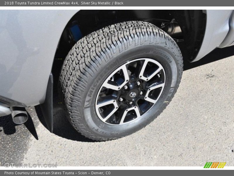Silver Sky Metallic / Black 2018 Toyota Tundra Limited CrewMax 4x4