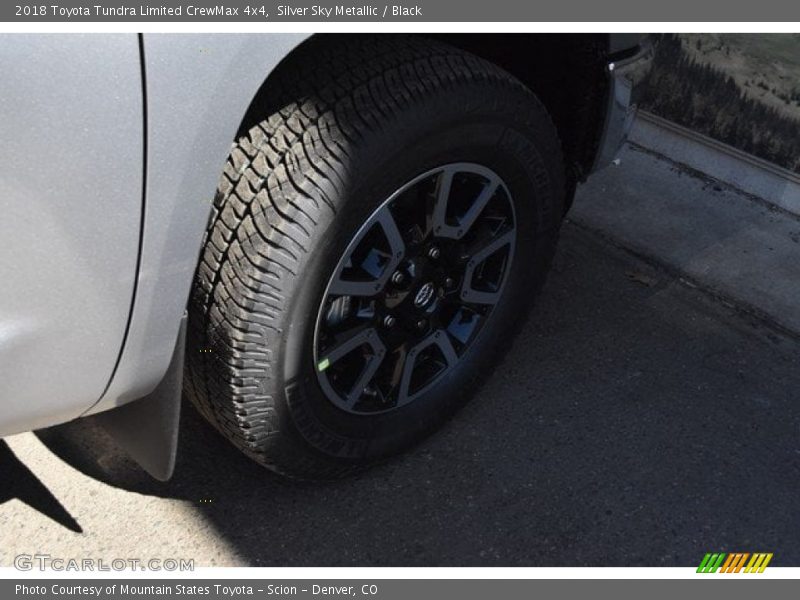 Silver Sky Metallic / Black 2018 Toyota Tundra Limited CrewMax 4x4