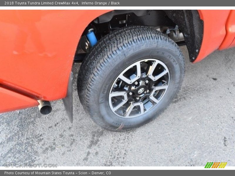 Inferno Orange / Black 2018 Toyota Tundra Limited CrewMax 4x4