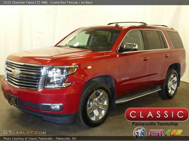 Crystal Red Tintcoat / Jet Black 2015 Chevrolet Tahoe LTZ 4WD