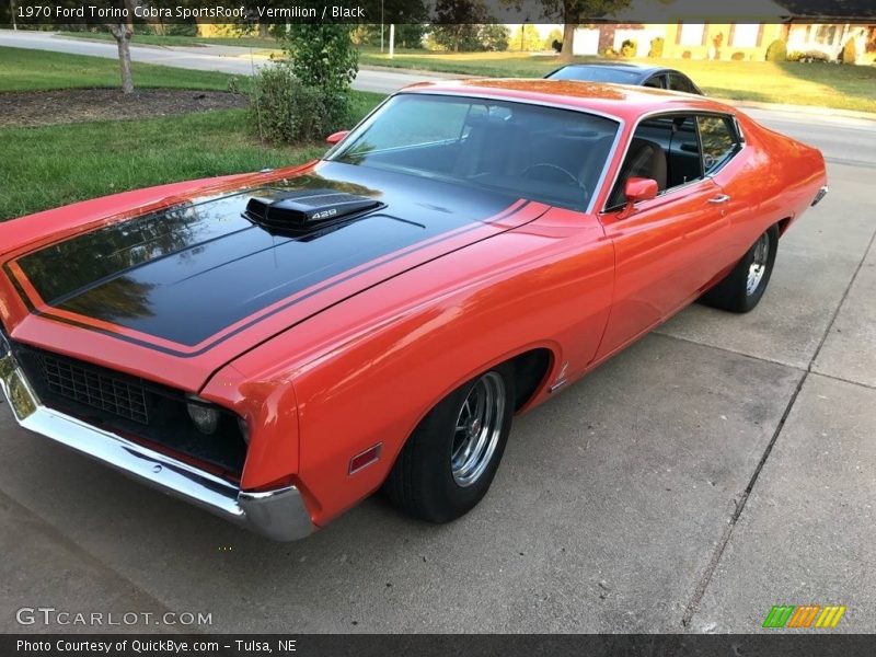 Front 3/4 View of 1970 Torino Cobra SportsRoof