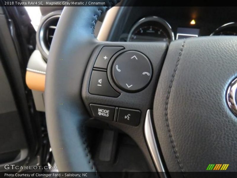 Magnetic Gray Metallic / Cinnamon 2018 Toyota RAV4 SE