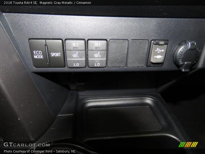 Magnetic Gray Metallic / Cinnamon 2018 Toyota RAV4 SE