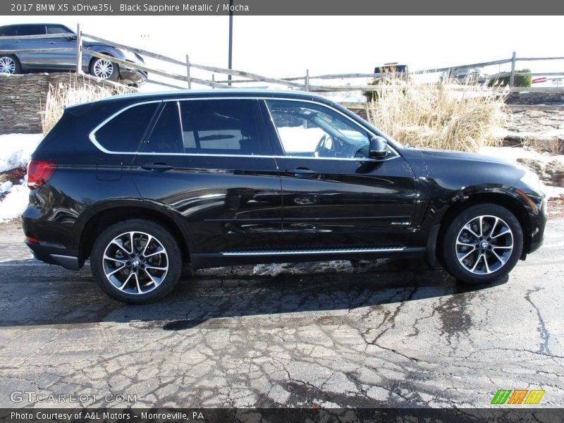 Black Sapphire Metallic / Mocha 2017 BMW X5 xDrive35i