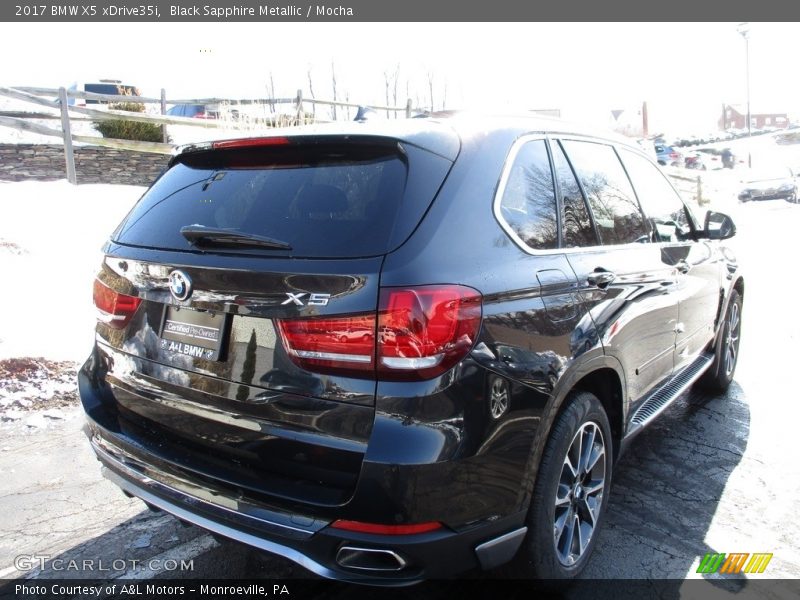 Black Sapphire Metallic / Mocha 2017 BMW X5 xDrive35i