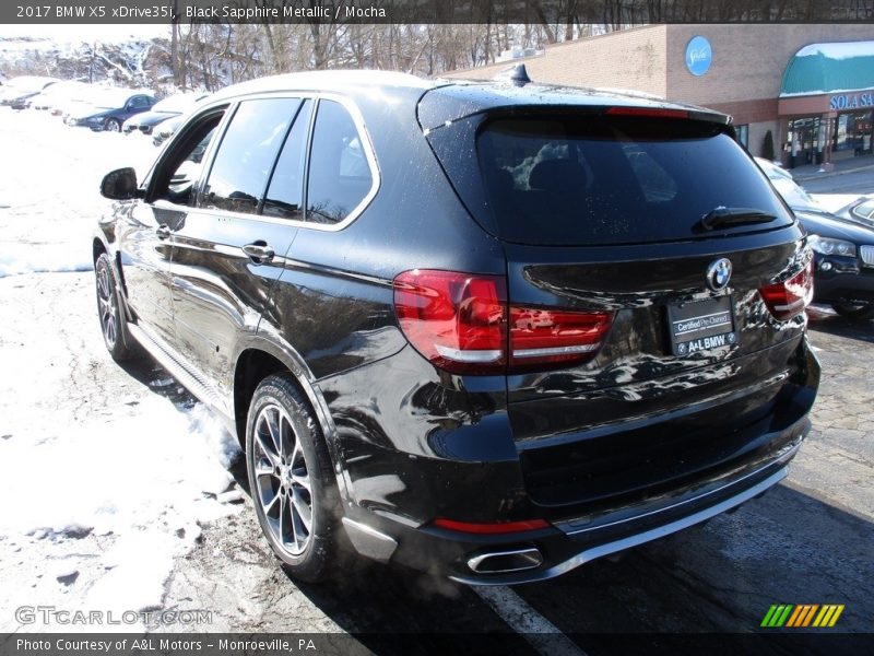 Black Sapphire Metallic / Mocha 2017 BMW X5 xDrive35i