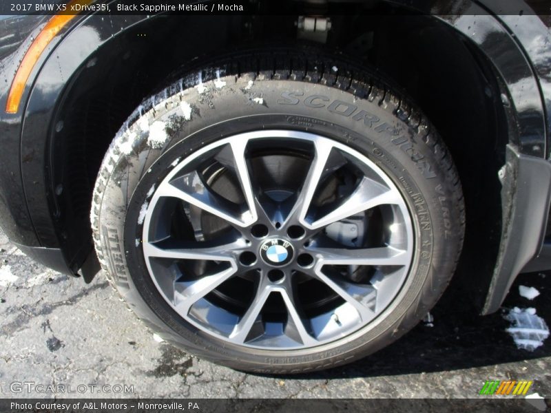 Black Sapphire Metallic / Mocha 2017 BMW X5 xDrive35i