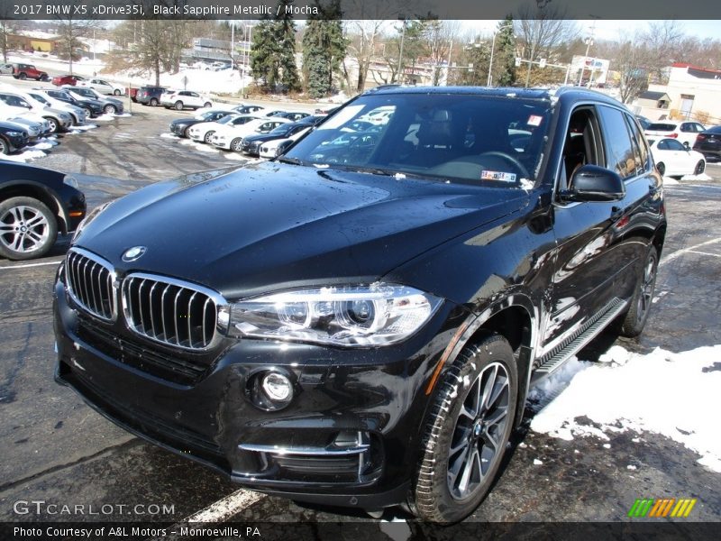 Black Sapphire Metallic / Mocha 2017 BMW X5 xDrive35i