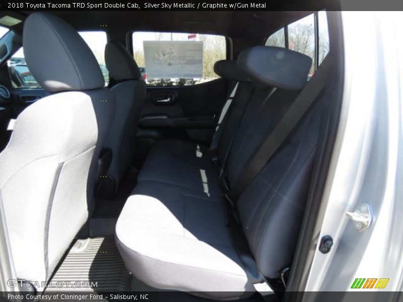 Silver Sky Metallic / Graphite w/Gun Metal 2018 Toyota Tacoma TRD Sport Double Cab