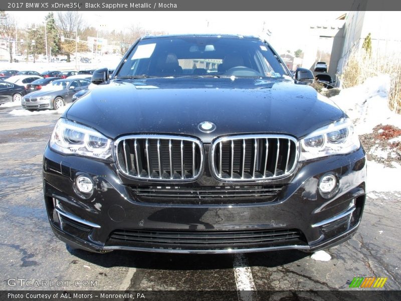 Black Sapphire Metallic / Mocha 2017 BMW X5 xDrive35i